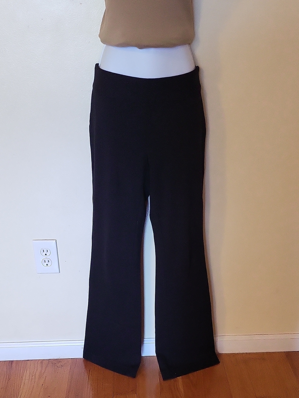 INC International Concepts Black Boot-Cut Pants
